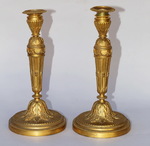 Pair candlesticks style Louis XVI circa 1800